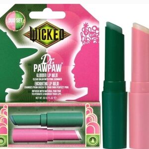Dr. Pawpaw Wicked Lip Balm Duo Set - Pink and Green New BNIB